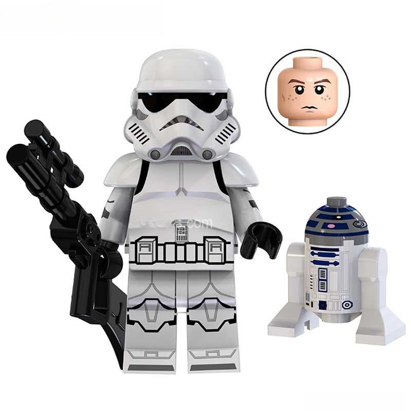 Stormtrooper & Mini R2D2 Droid Lego Star Wars Minifigures - DelsBricks MinifiguresLego Star Wars MinifiguresDelsBricks MinifiguresDelsbricks.com