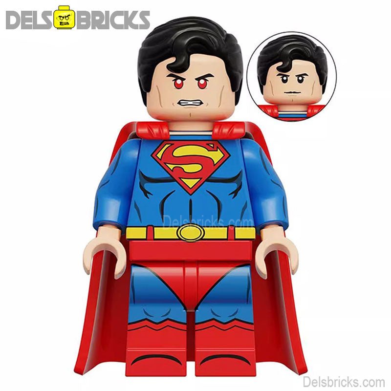Superman Man of Steel Lego Minifigures Custom Toys - DelsBricks MinifiguresMinifiguresDelsBricks MinifiguresDelsbricks