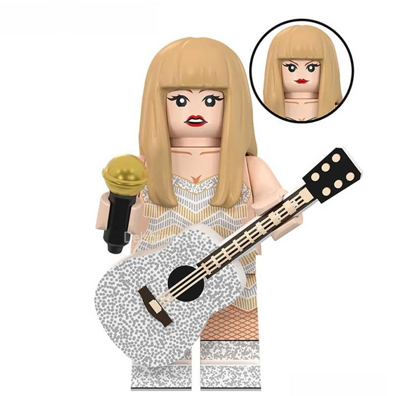 Taylor Swift Lego Minifigures Custom Music Toys Eras Tour set 2 - 5 - DelsBricks MinifiguresMinifiguresDelsBricks MinifiguresDelsbricks