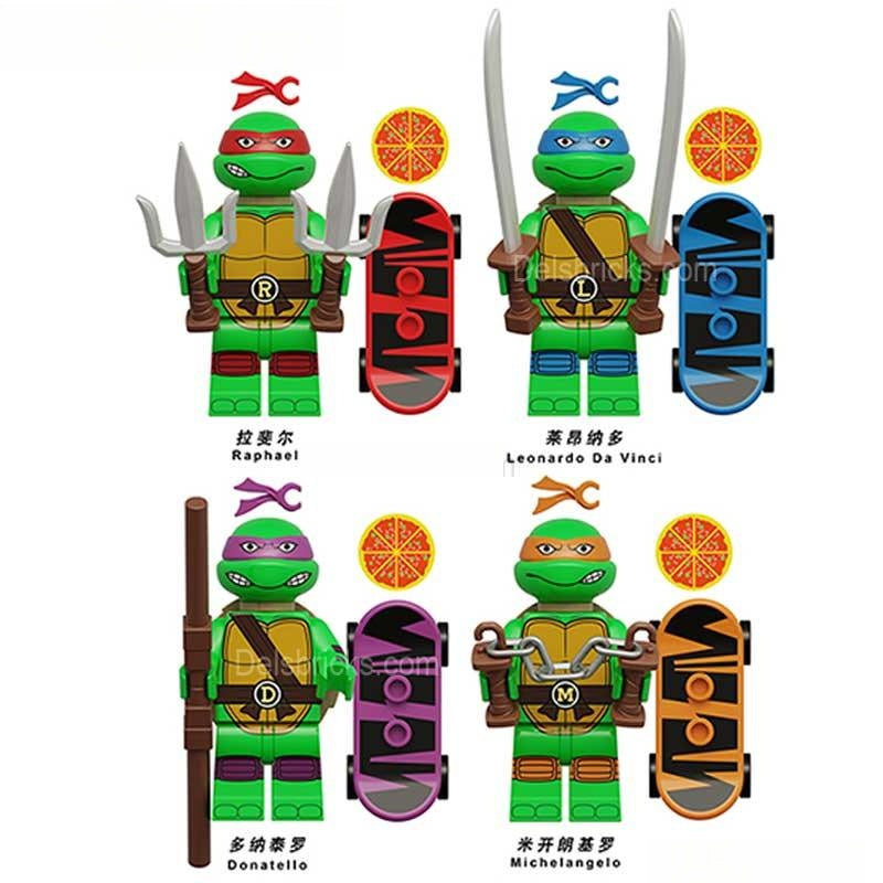 Teenage Mutant Ninja Turtles Mutant Mayhem TMNT Mutant Mayhem LEGO compatible minifigures -Minifigures toys 