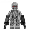 Terminator T - 800 Chrome Endoskeleton Lego custom Minifigures - DelsBricks MinifiguresMinifiguresDelsBricks MinifiguresDelsbricks