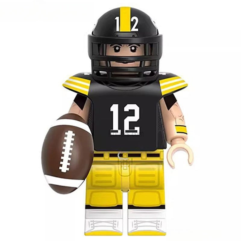 Terry Bradshaw NFL Football Legends Lego Minifigures Custom sports Toys - DelsBricks MinifiguresMinifiguresDelsBricks MinifiguresDelsbricks