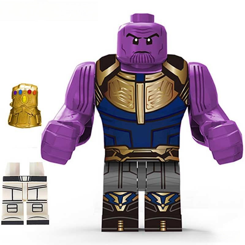 Thanos from Avengers Lego Minifigures Custom Toys - DelsBricks MinifiguresMinifiguresDelsBricks MinifiguresDelsbricks