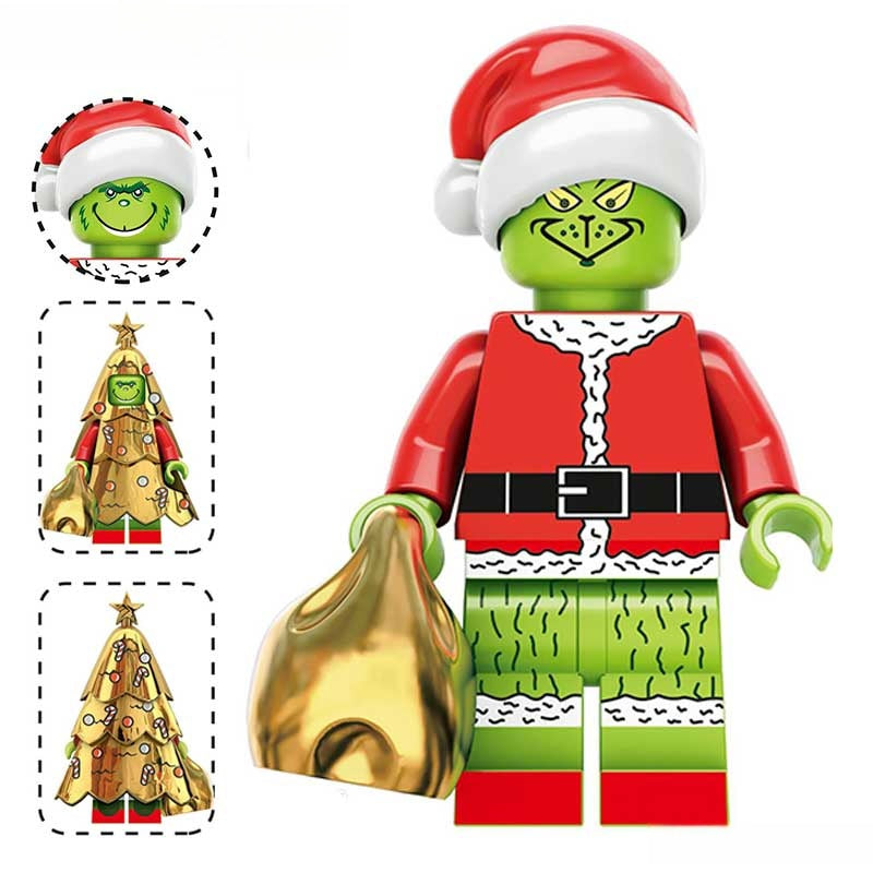 The Grinch who stole Christmas Lego Minifigures Custom Toys - DelsBricks MinifiguresLego Horror MinifiguresDelsBricks MinifiguresDelsbricks.com
