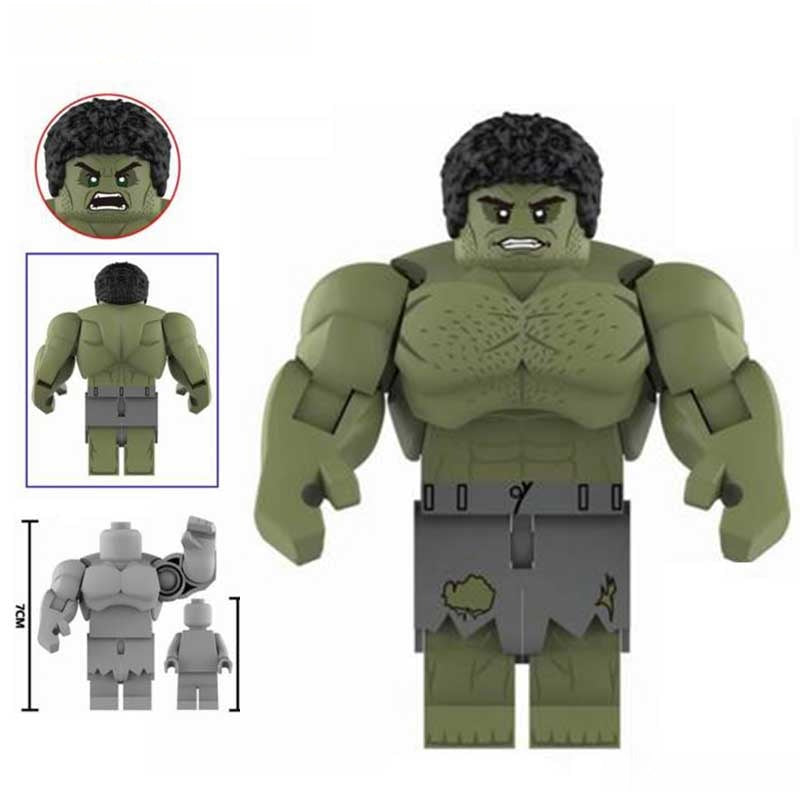 The Incredible Hulk from Avengers MCU Lego Minifigures Custom Toys 7 - DelsBricks MinifiguresMinifiguresDelsBricks MinifiguresDelsbricks
