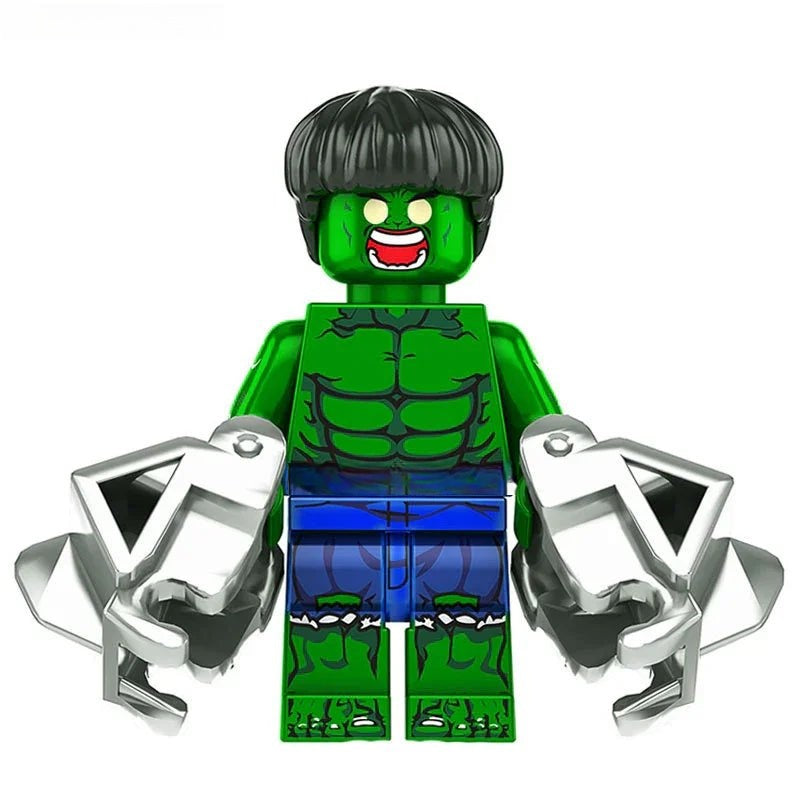 The Incredible Hulk Lego Marvel Minifigures Custom Toys - DelsBricks MinifiguresMinifiguresDelsBricks MinifiguresDelsbricks
