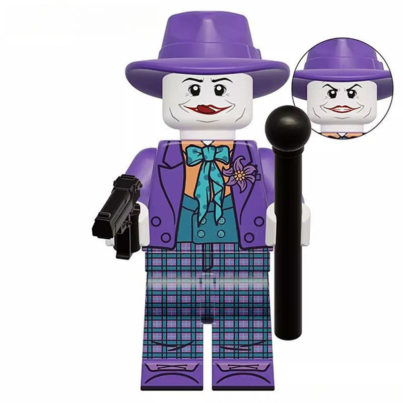 The Joker Jack Nicholson Batman Movie Lego Minifigures Custom Toys 10 - DelsBricks MinifiguresMinifiguresDelsBricks MinifiguresDelsbricks