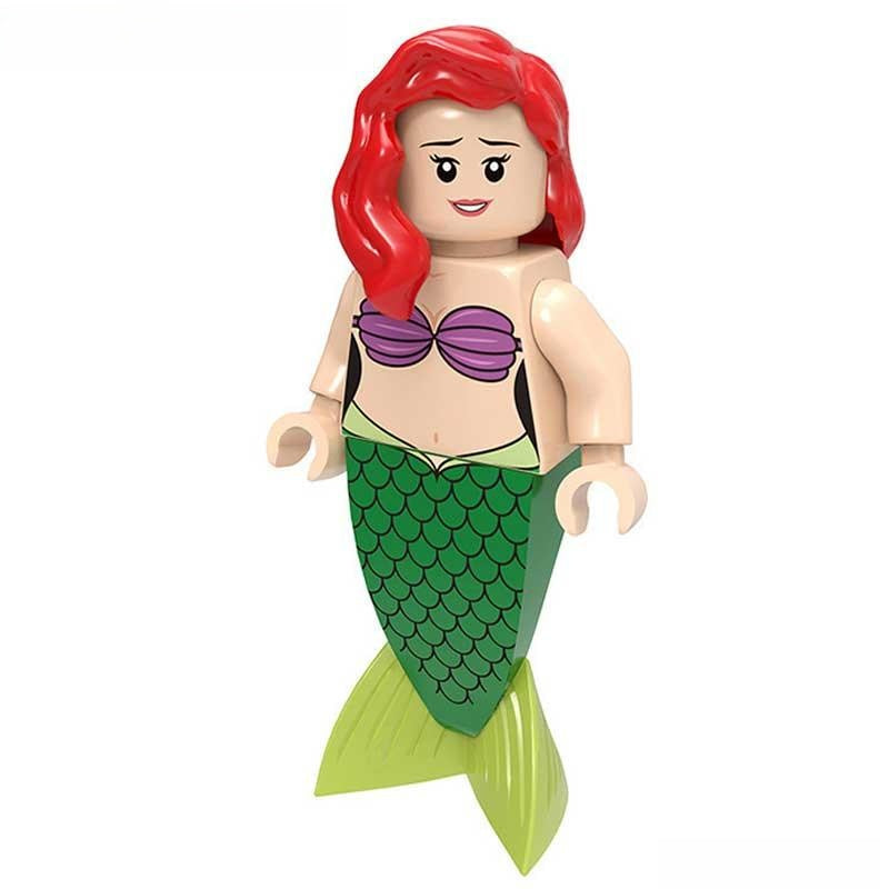 The Little Mermaid Disney Lego Minifigures custom toys - DelsBricks MinifiguresMinifiguresDelsBricks MinifiguresDelsbricks