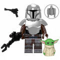 The Mandalorian Din Djarin & Grogu Lego Minifigures Custom Toys - DelsBricks MinifiguresLego Star Wars MinifiguresDelsBricks MinifiguresDelsbricks.com