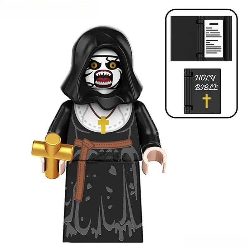 The Nun Valak Lego Horror Movie Minifigures Custom Toys NEW - DelsBricks MinifiguresLego Horror MinifiguresDelsBricks MinifiguresDelsbricks.com
