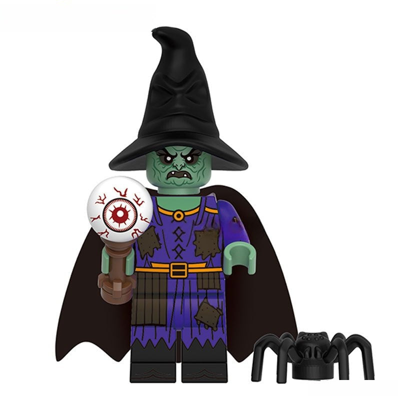 The Old Witch Horror Monsters & ghouls Lego Minifigures custom toys - DelsBricks MinifiguresLego Horror MinifiguresDelsBricks MinifiguresDelsbricks.com