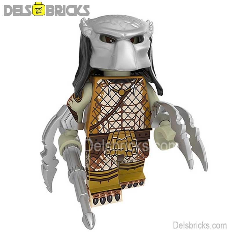 The Predator Brown Yautja Lego Minifigures Custom Toys 6 - DelsBricks MinifiguresMinifiguresDelsBricks MinifiguresDelsbricks