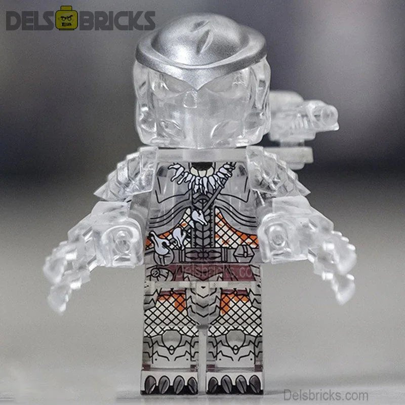 The Predator Transparent camo 1987 Original Film Version Lego Minifigures Custom Toys - DelsBricks MinifiguresMinifiguresDelsBricks MinifiguresDelsbricks