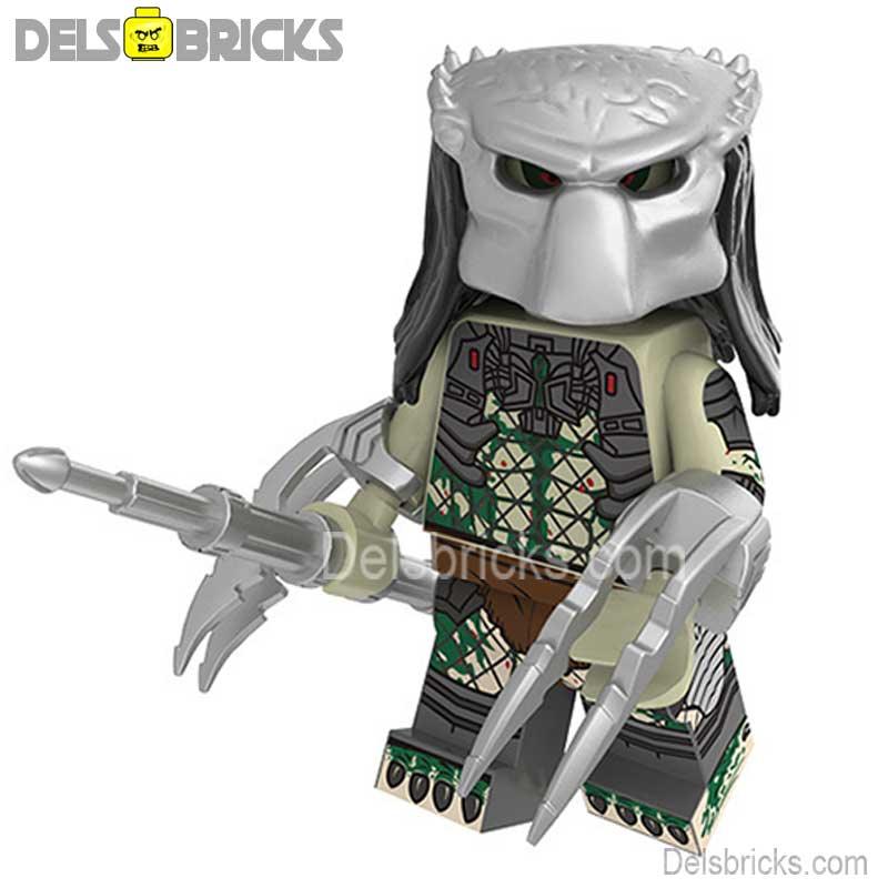 The Predator Yautja tribe set of 6 Lego Minifigures Custom Toys - DelsBricks MinifiguresMinifiguresDelsBricks MinifiguresDelsbricks