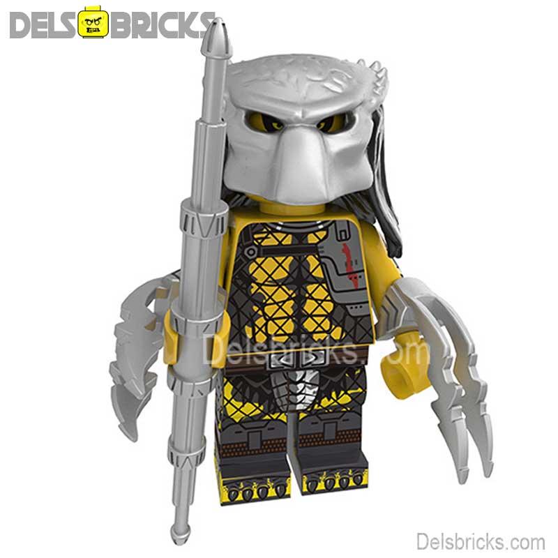 The Predator Yautja tribe set of 6 Lego Minifigures Custom Toys - DelsBricks MinifiguresMinifiguresDelsBricks MinifiguresDelsbricks