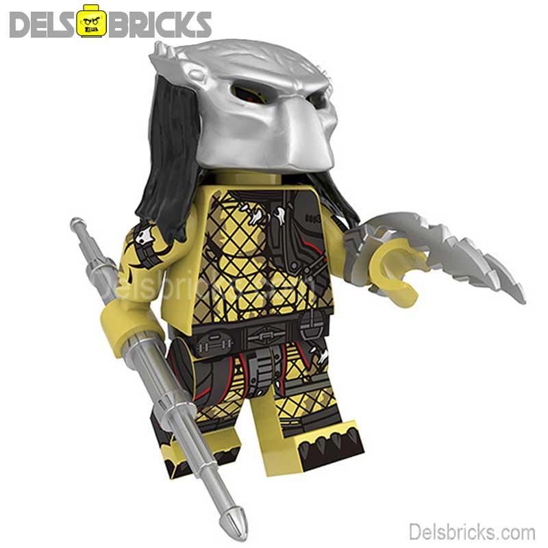 The Predator Yautja tribe set of 6 Lego Minifigures Custom Toys - DelsBricks MinifiguresMinifiguresDelsBricks MinifiguresDelsbricks