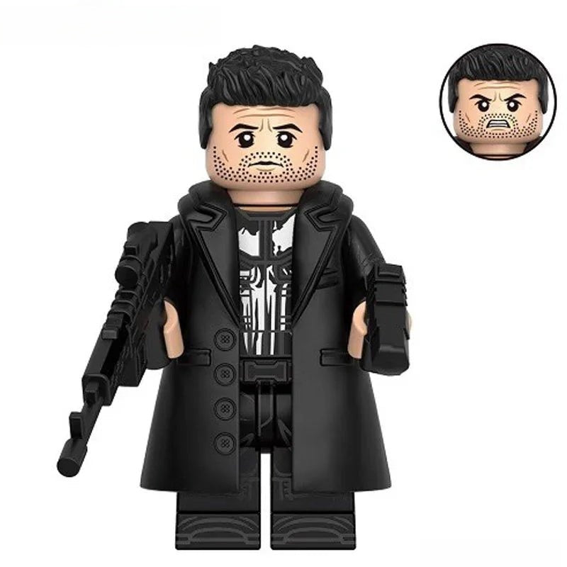 The Punisher Frank Castle Lego Minifigures Custom Toys 1 - DelsBricks MinifiguresMinifiguresDelsBricks MinifiguresDelsbricks