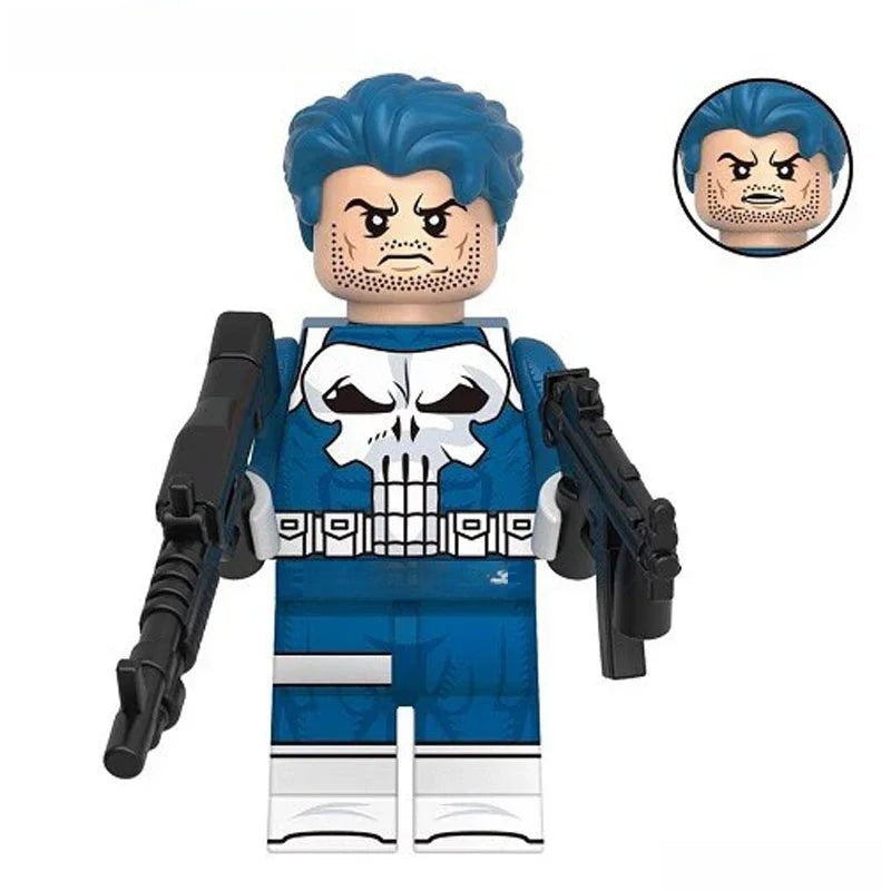 The Punisher Frank Castle Lego Minifigures Custom Toys 3 - DelsBricks MinifiguresMinifiguresDelsBricks MinifiguresDelsbricks