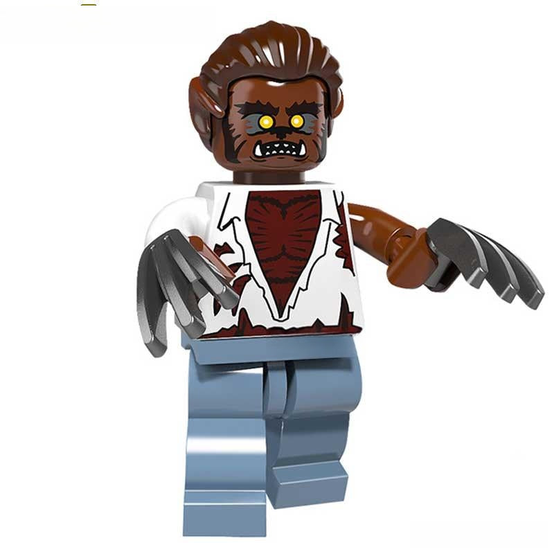 The Wolf Man Horror Movie Werewolf Lego Custom Minifigures - DelsBricks MinifiguresLego Horror MinifiguresDelsBricks MinifiguresDelsbricks.com