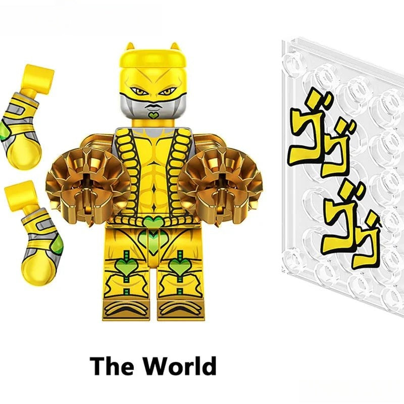 The World Jojo's Bizarre Adventure Anime Lego Minifigures custom toys - DelsBricks MinifiguresMinifiguresDelsBricks MinifiguresDelsbricks