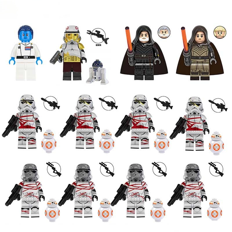 Thrawn, Enoch & Night Troopers Set of 12 Lego Star Wars Minifigures Custom Toys - DelsBricks MinifiguresLego Star Wars MinifiguresDelsBricks MinifiguresDelsbricks.com