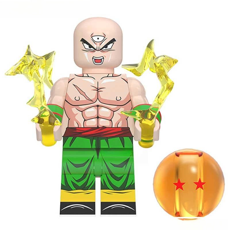 Tien Dragon Ball Z Super Lego Minifigures Anime Custom Toys NEW - DelsBricks MinifiguresMinifiguresDelsBricks MinifiguresDelsbricks