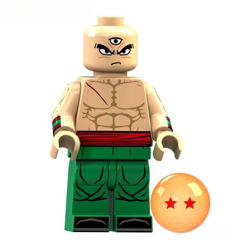 Tien Dragon Ball Z Super Lego Minifigures Custom Anime Toys - DelsBricks MinifiguresMinifiguresDelsBricks MinifiguresDelsbricks
