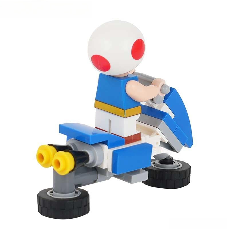 Toad Kart Super Mario Lego Minifigures From Mario Brothers Movie - DelsBricks MinifiguresMinifiguresDelsBricks MinifiguresDelsbricks