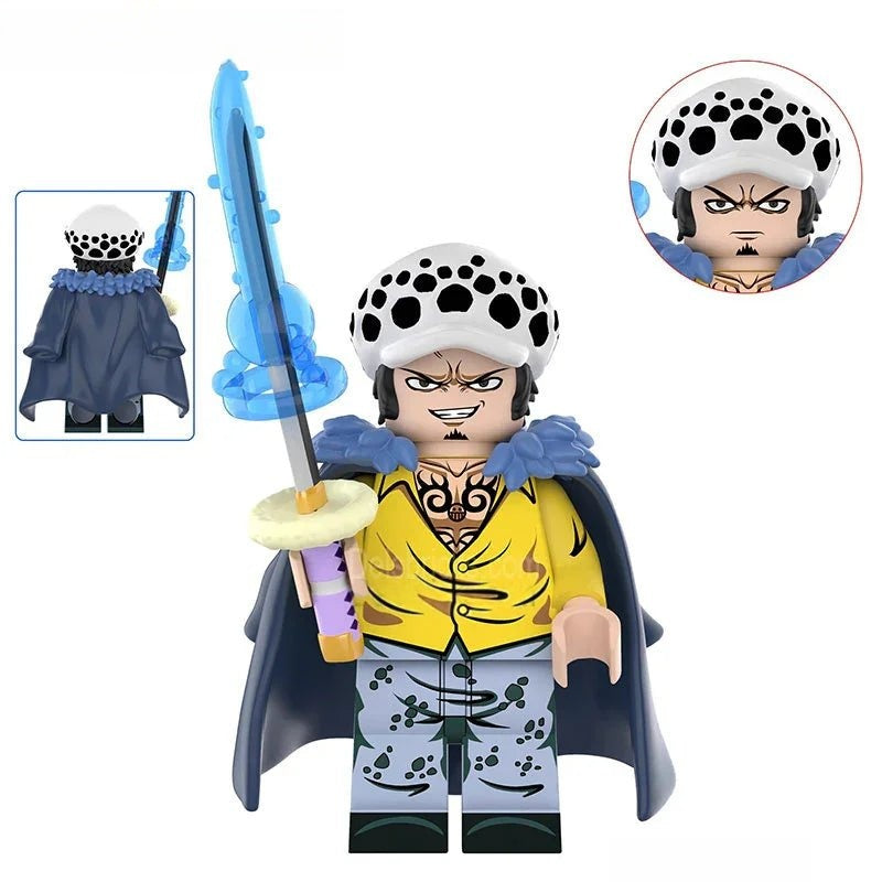 Trafalgar D Law from ONE PIECE Anime Lego Minifigures custom toys 3 - DelsBricks MinifiguresMinifiguresDelsBricks MinifiguresDelsbricks