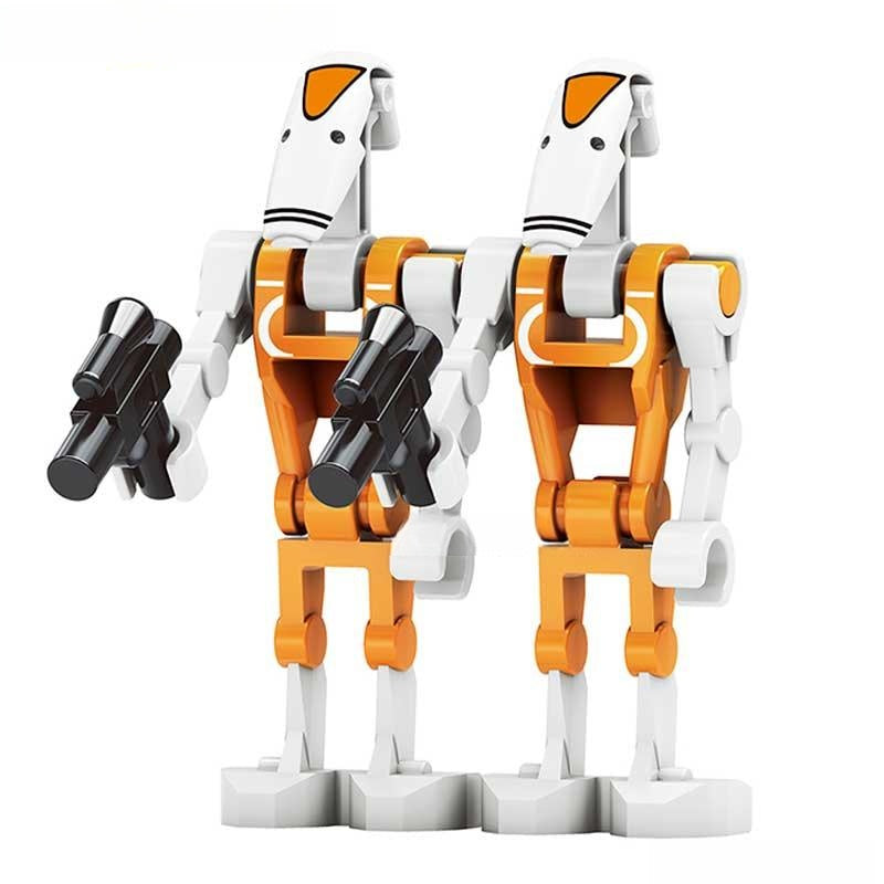 Training Battle Droids set of 2 Star Wars Lego Minifigures Custom Toys NEW - DelsBricks MinifiguresLego Star Wars MinifiguresDelsBricks MinifiguresDelsbricks.com