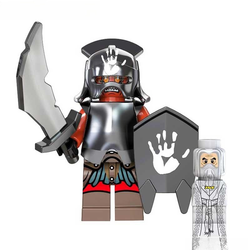 Uruk - hai from Lord of The Rings Lego Minifigures Custom Toys 1 - DelsBricks MinifiguresMinifiguresDelsBricks MinifiguresDelsbricks