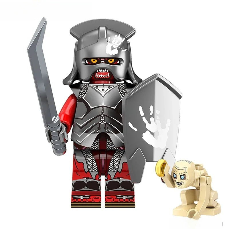 Uruk - hai from Lord of The Rings Lego Minifigures Custom Toys 4 - DelsBricks MinifiguresMinifiguresDelsBricks MinifiguresDelsbricks