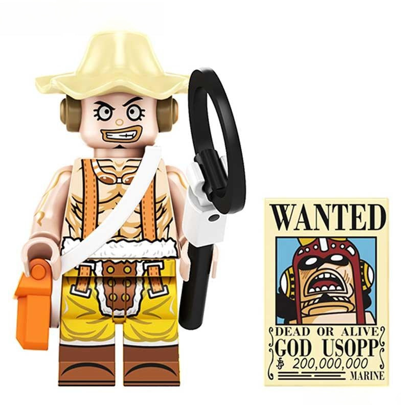 Usopp from One Piece Lego Anime Minifigures Custom Toys set5 - DelsBricks MinifiguresMinifiguresDelsBricks MinifiguresDelsbricks