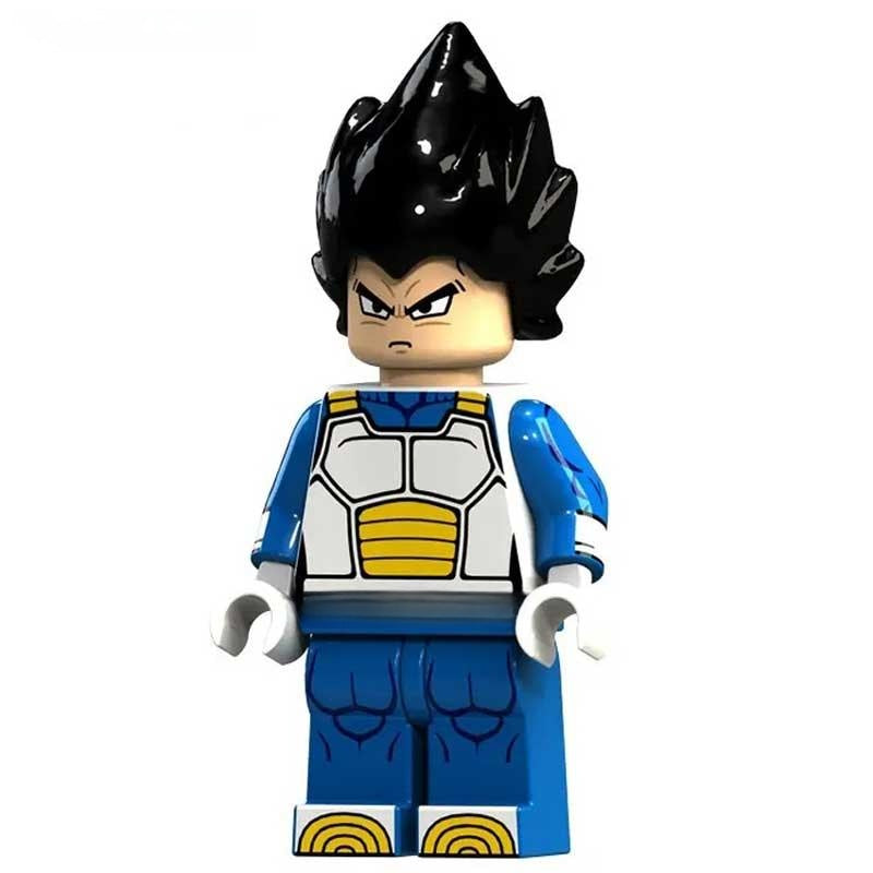 Vegeta Dragon Ball Z Lego Minifigures Custom Toys - DelsBricks MinifiguresMinifiguresDelsBricks MinifiguresDelsbricks