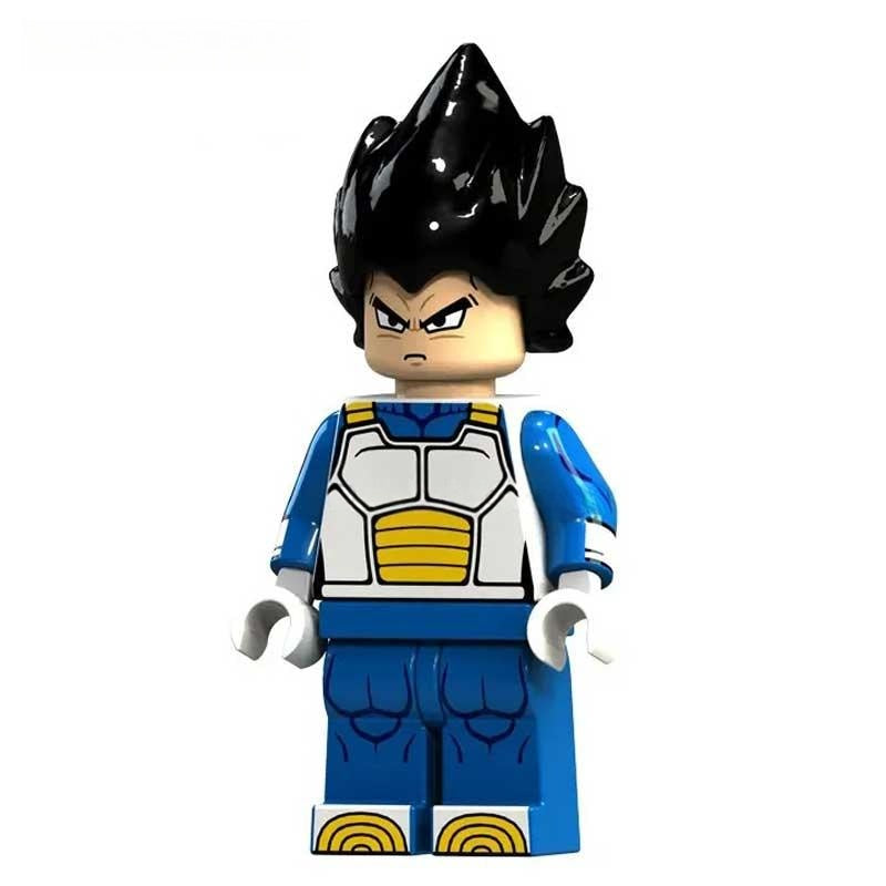 Vegeta Dragon Ball Z Lego Minifigures Custom Toys - DelsBricks MinifiguresMinifiguresDelsBricks MinifiguresDelsbricks