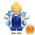 Vegeta yellow Hair Dragon Ball Z Super Lego Minifigures Best Custom Anime Toys - DelsBricks MinifiguresMinifiguresDelsBricks MinifiguresDelsbricks