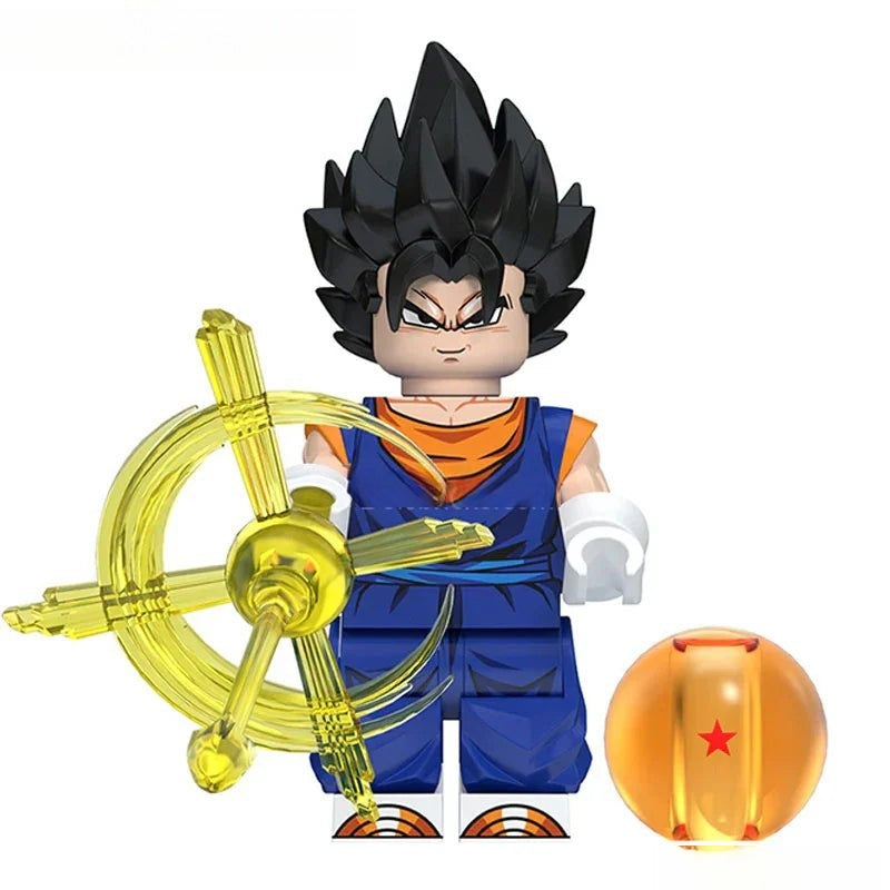 Vegetto Dragon Ball Z Super Lego Minifigures Best Custom Anime Toys - DelsBricks MinifiguresMinifiguresDelsBricks MinifiguresDelsbricks
