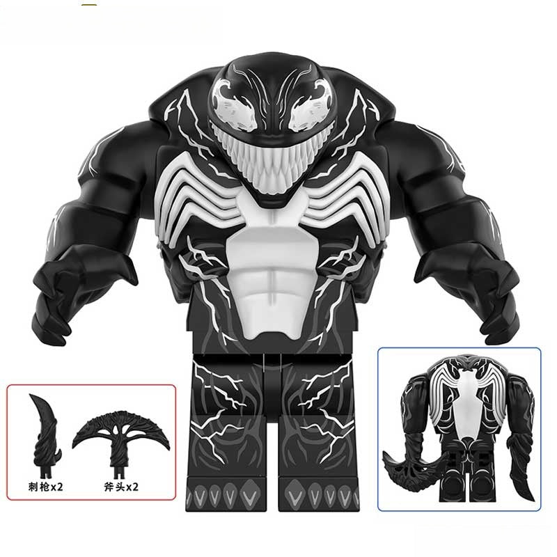 Venom from Spider - Man Lego Minifigures Custom Toys 5 - DelsBricks MinifiguresSpiderman Lego MinifiguresDelsBricks MinifiguresDelsbricks.com