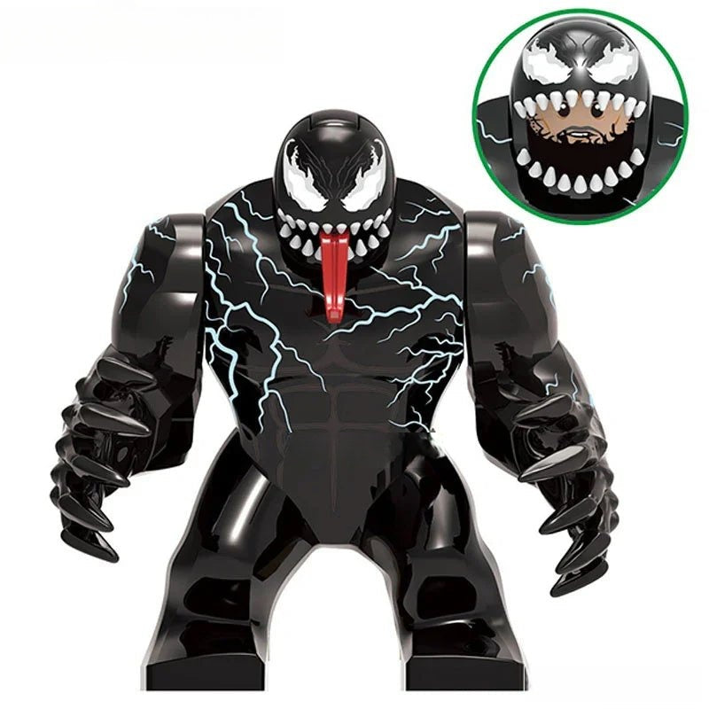 Venom Spider - Man Big Figure Best Lego Minifigures Custom Toys - DelsBricks MinifiguresSpiderman Lego MinifiguresDelsBricks MinifiguresDelsbricks.com