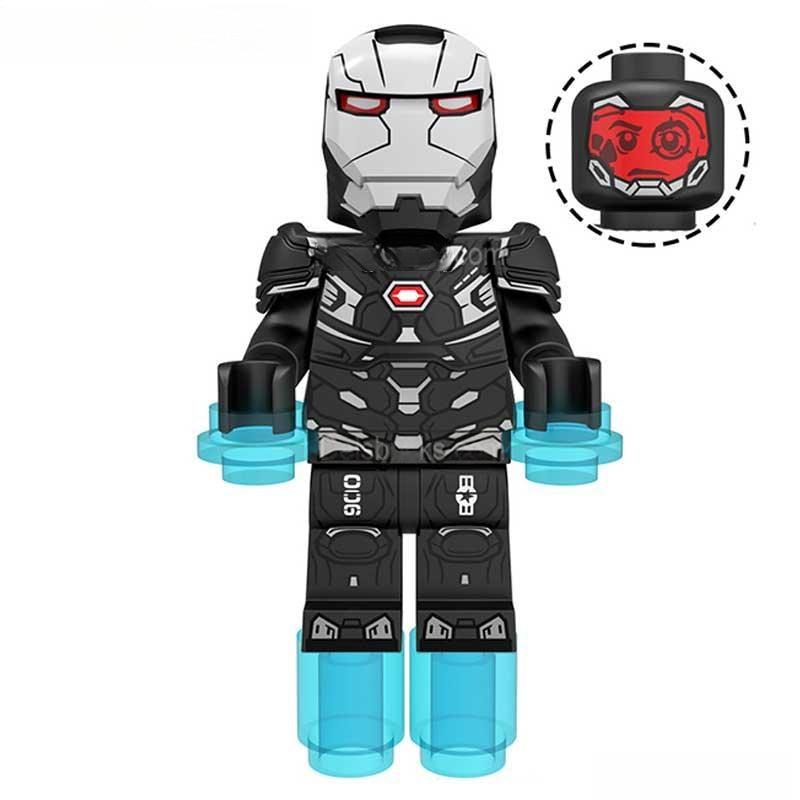 War Machine MK6 Suit MCU Lego Minifigures Custom Toys 4 - DelsBricks MinifiguresMinifiguresDelsBricks MinifiguresDelsbricks