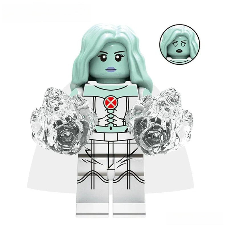 White Queen Emma Frost X - Men Marvel Lego Minifigures Custom Toys - DelsBricks MinifiguresMinifiguresDelsBricks MinifiguresDelsbricks