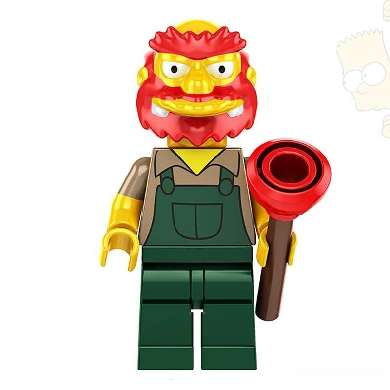 Willie | The Simpsons Lego Minifigures Custom toys - DelsBricks MinifiguresMinifiguresDelsBricks MinifiguresDelsbricks