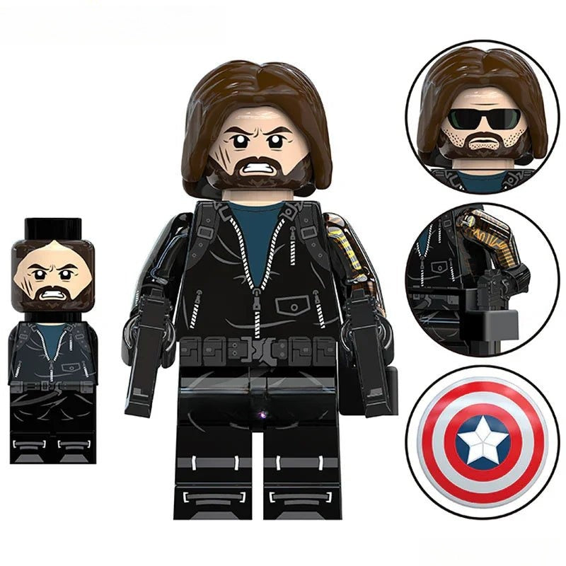 Winter Soldier Thunderbolts Best Lego Minifigures Custom Toys - DelsBricks MinifiguresMinifiguresDelsBricks MinifiguresDelsbricks
