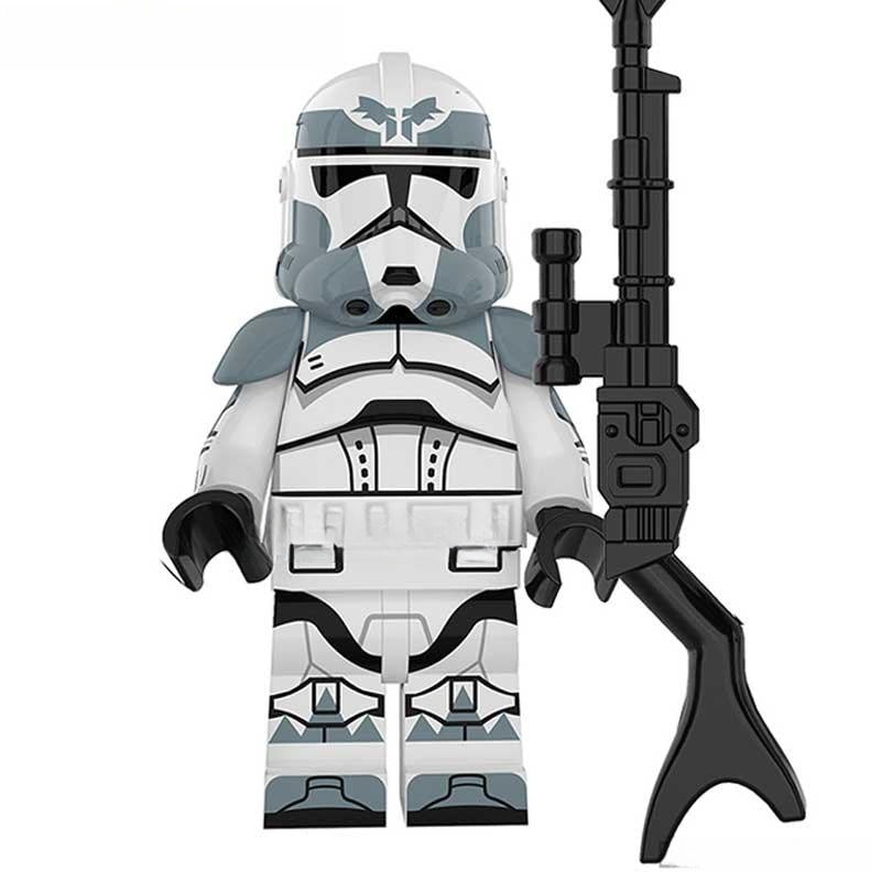 Wolf pack Clone trooper & Blaster Lego Star Wars Minifigures Custom Toys - DelsBricks MinifiguresLego Star Wars MinifiguresDelsBricks MinifiguresDelsbricks.com