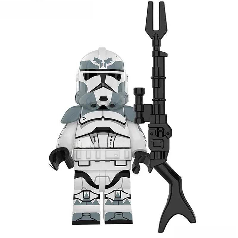 Wolf pack Clone trooper & Blaster Lego Star Wars Minifigures Custom Toys - DelsBricks MinifiguresLego Star Wars MinifiguresDelsBricks MinifiguresDelsbricks.com