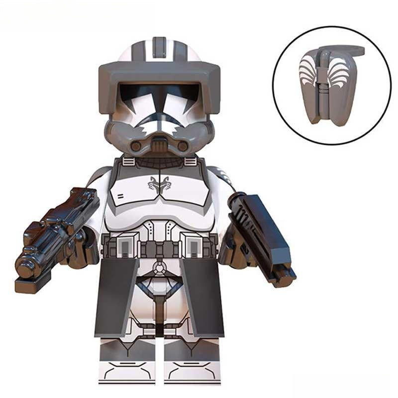 Wolfpack Clone Trooper Commander Lego Star Wars Minifigures - DelsBricks MinifiguresLego Star Wars MinifiguresDelsBricks MinifiguresDelsbricks.com