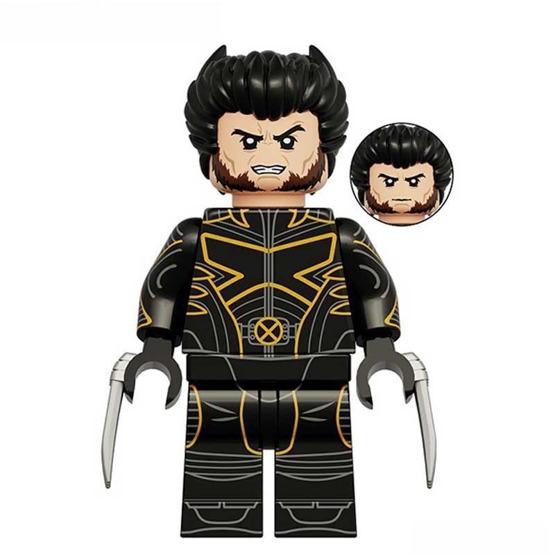 Wolverine Logan from X - Men & Deadpool movies Lego Marvel Minifigures toys - DelsBricks MinifiguresMinifiguresDelsBricks MinifiguresDelsbricks