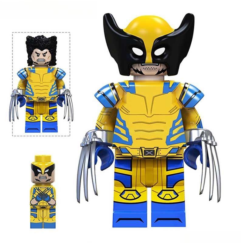 Wolverine Yellow & Blue Suit X - Men & Deadpool 3 Lego Marvel Minifigures - DelsBricks MinifiguresMinifiguresDelsBricks MinifiguresDelsbricks