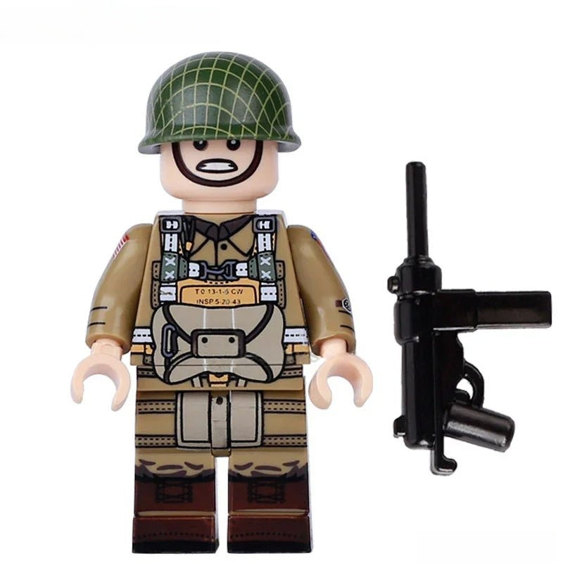 World War 2 American Soldier Custom Lego Star Wars Minifigures Toys - DelsBricks MinifiguresLego MinifiguresDelsBricks MinifiguresDelsbricks.com