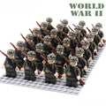 World War 2 American Soldiers set of 24 Lego Minifigures Custom Toys 4 D271 - DelsBricks MinifiguresLego MinifiguresDelsBricks MinifiguresDelsbricks.com